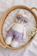 Fluffy Handmade Cat Doll - Soft Cashmere Plush Toy (35 cm)