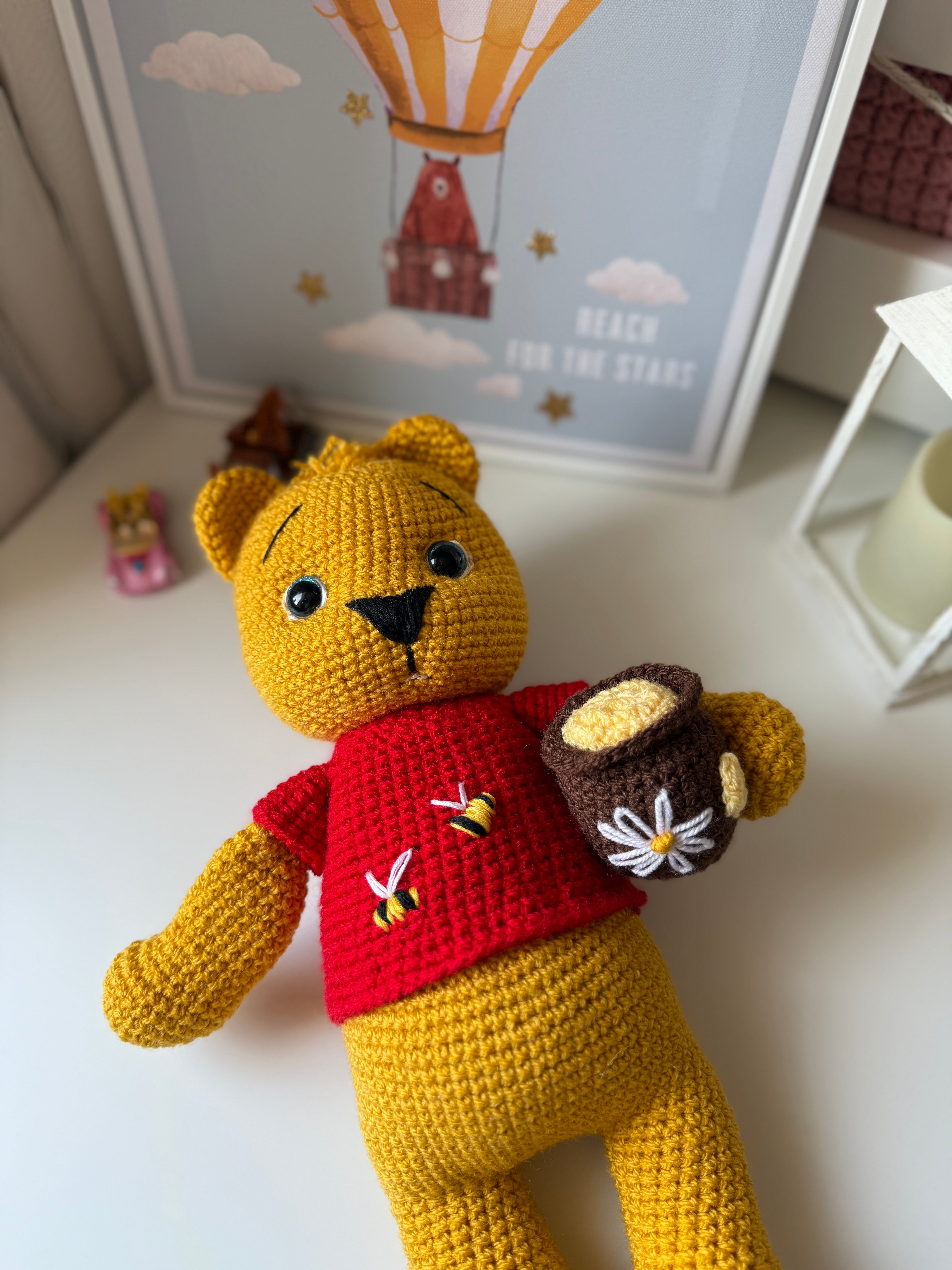 Handmade Crochet Bear Doll