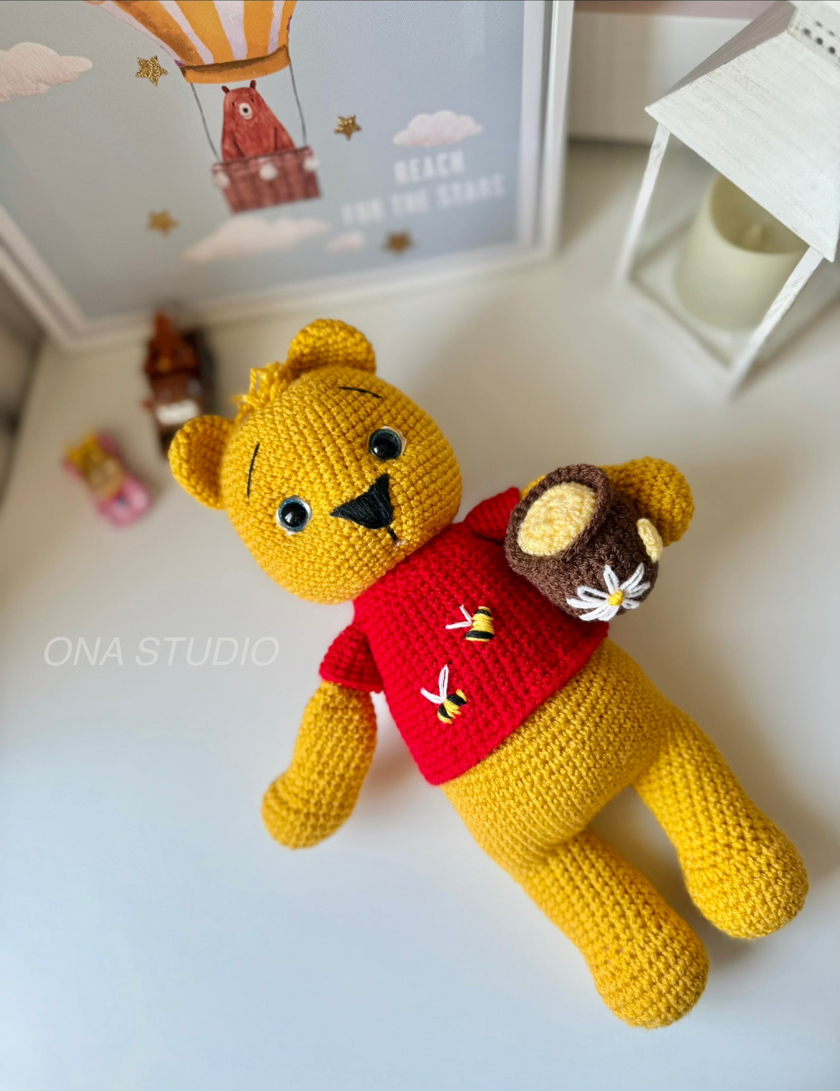 Handmade Crochet Bear Doll